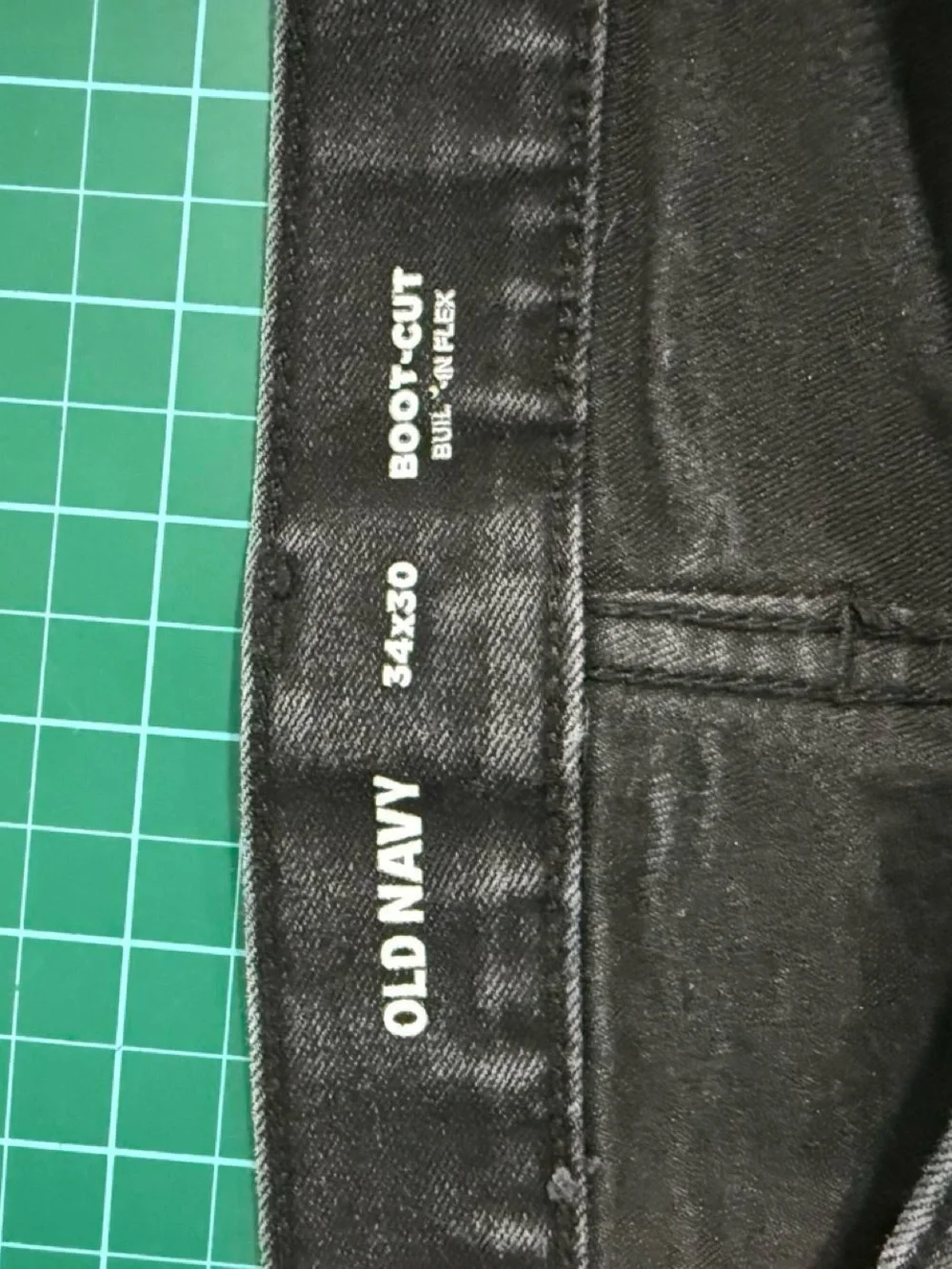 Old Navy Men's Black Relaxed Straight Jeans